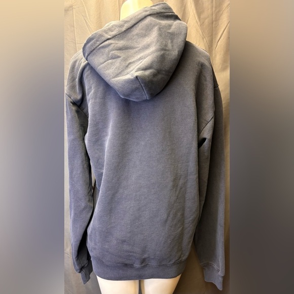 Wasted Collective Oversized Sweatshirt Hoodie Good Time Blue Size Medium NWT. - Picture 3 of 3